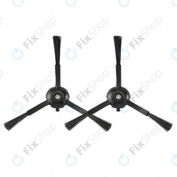 Perie laterală, 2 buc., Negru pentru Roborock Qrevo MaxV, Pro, Plus, S