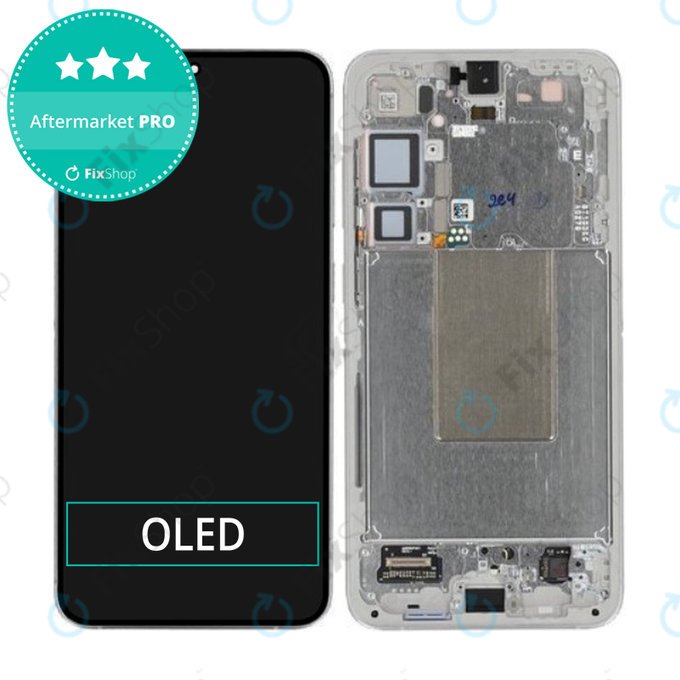 Samsung Galaxy S24 Plus S926B - Ecran LCD + Sticlă Tactilă + Ramă (Marble Grey) OLED