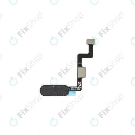HTC One A9 - Buton Acasă + Flex Cable (Negru) - 54H20569-00M