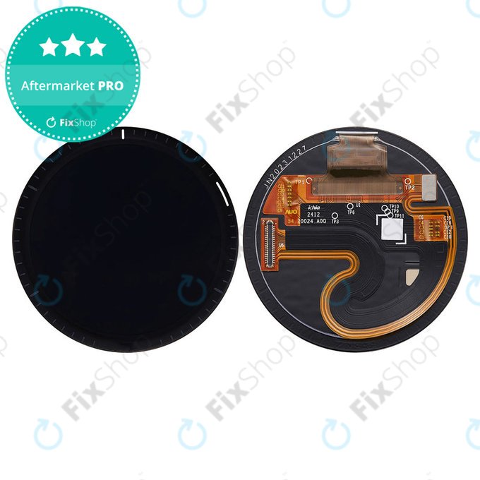 Ecran OLED + sticlă tactilă fără ramă (Black) pentru Garmin Forerunner 965