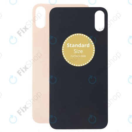 Apple iPhone XS Max - Sticlă Carcasă Spate (Gold)