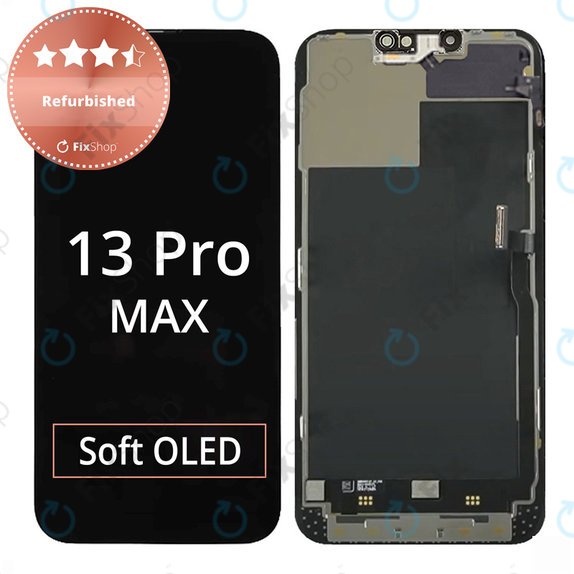 Ecran pentru iPhone 13 Pro Max, Sticlă tactilă cu ramă, Refurbished