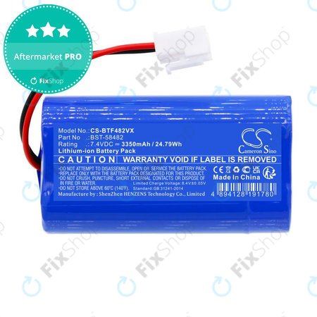 Baterie pentru Bestway Aquatronix, Kokido Vektro Z200, 3350mAh, Li-Ion, 7.4V, BST-58482, HQ