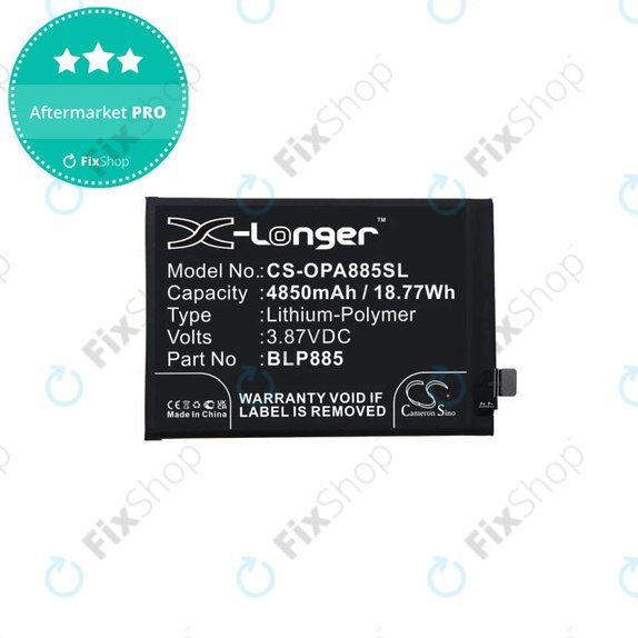 Oppo A96 CPH2333 - Baterie BLP885 4850mAh HQ