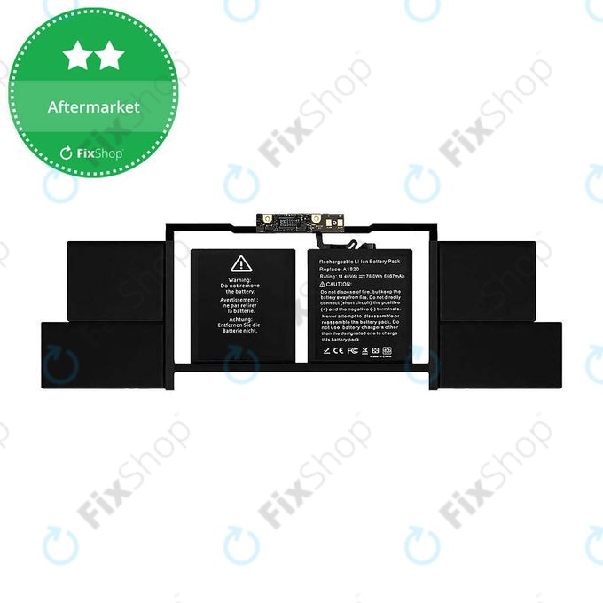 Apple MacBook Pro 15" A1707 (Late 2016 - Mid 2017) - Baterie A1820 6667mAh