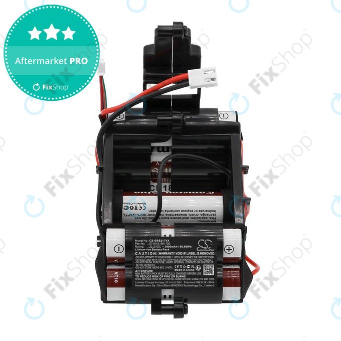 Baterie pentru Gorenje 568211, SVC216F, 3000mAh, Li-Ion, 22.2V, 574545, HQ