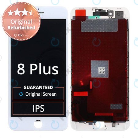 Apple iPhone 8 Plus - Ecran Display LCD + Touchscreen + Ramă (White) Original Refurbished