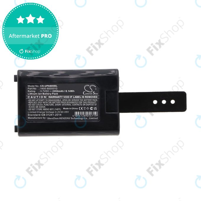 Baterie pentru Unitech HT680, 2200mAh, Li-Ion, 3.7V, 1400-900005G, HQ