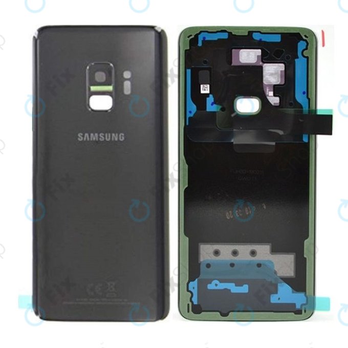 Samsung Galaxy S9 G960F - Carcasă Baterie (Midnight Black) - GH82-15865A Genuine Service Pack