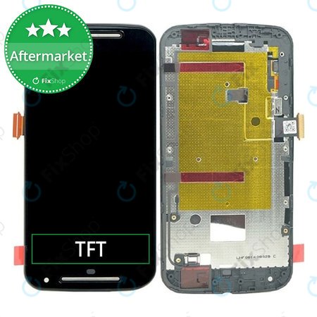 Motorola Moto G XT1068 - Ecran LCD + Sticlă Tactilă + Ramă (Black) TFT