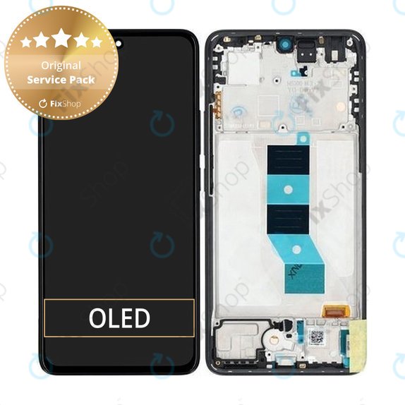 Xiaomi Redmi Note 14 5G 24094RAD4G - Ecran LCD + Sticlă Tactilă + Ramă (Midnight Black) - 56002000O1700 Genuine Service Pack