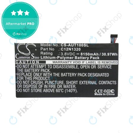 Baterie pentru Asus Transformer Book T100, 8150mAh, Li-Pol, 3.8V, C12N1320, HQ