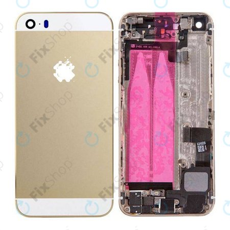 Apple iPhone 5S - Carcasă Spate cu Piese Mici (Gold)