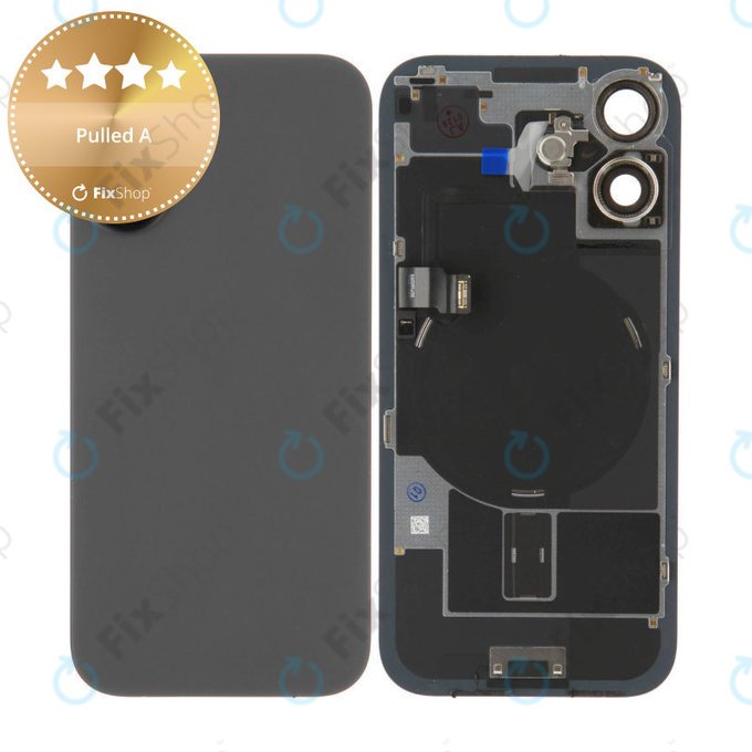 Sticlă carcasă spate pentru iPhone 17, Black, Pulled A