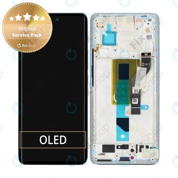 Xiaomi 13 Lite - Ecran LCD + Sticlă Tactilă + Ramă (Lite Blue) - 5600040L9S00 Genuine Service Pack