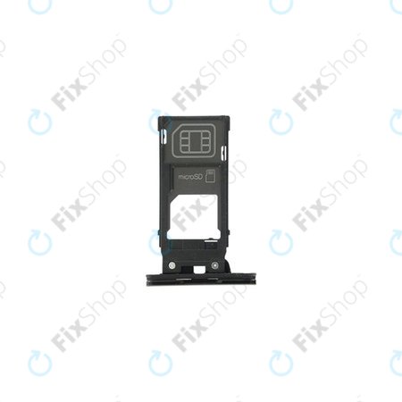 Sony Xperia XZ2 - Slot SIM (Liquid Black) - 1310-1866 Genuine Service Pack