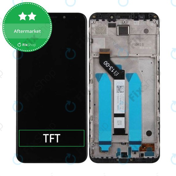 Xiaomi Redmi 5 Plus (Redmi Note 5) - Ecran LCD + Sticlă Tactilă + Ramă (Black) TFT
