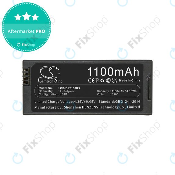 Baterie pentru DJI Tello, 1100mAh, Li-Pol, 3.8V, T01, HQ