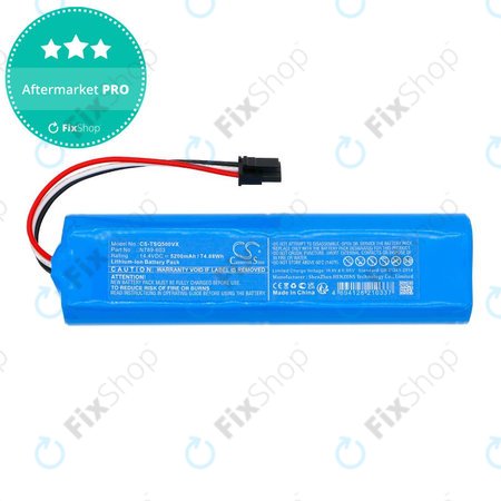 Baterie pentru Tesla Robostar iQ500, iQ600, 5200mAh, Li-Ion, 14.4V, N789-603, HQ