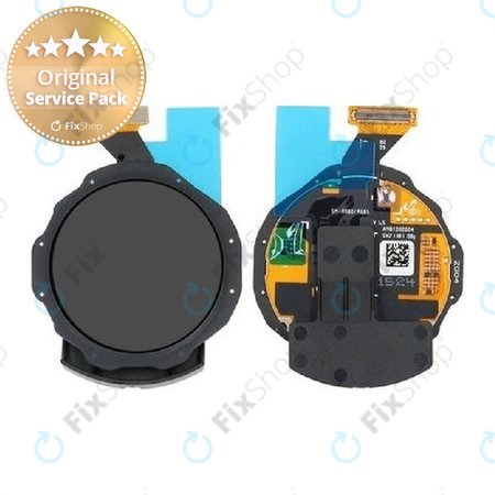 Samsung Galaxy Watch 4 Classic 42mm R885 - Ecran LCD + Sticlă Tactilă + Ramă (Black) - GH96-14427A Genuine Service Pack