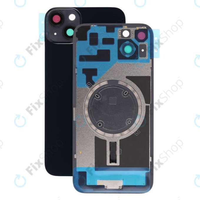 Apple iPhone 14 Plus - Sticlă pentru carcasa din spate cu piese mici (Midnight)