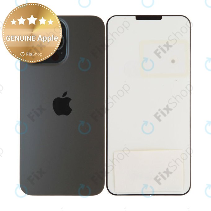 Sticlă Carcasă Spate pentru iPhone 15 Pro Max | Blue Titanium | 661-36910 | Genuine Apple
