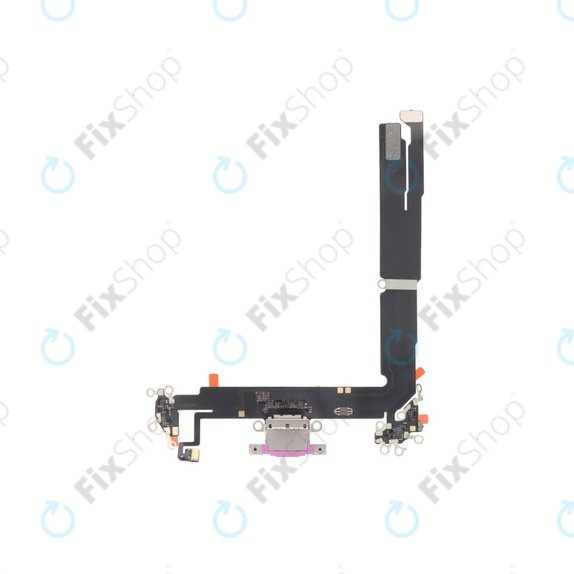 Apple iPhone 16 Plus - Conector de Încărcare + Cablu Flex (Pink)
