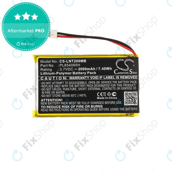 Baterie pentru Luvion Prestige Touch 2, 2000mAh, Li-Pol, 3.7V, PL654065H, HQ