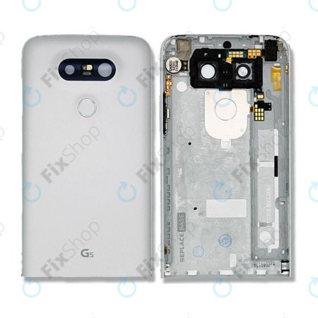 LG G5 H850 - Carcasă Baterie (Silver) - ACQ88954401 Genuine Service Pack