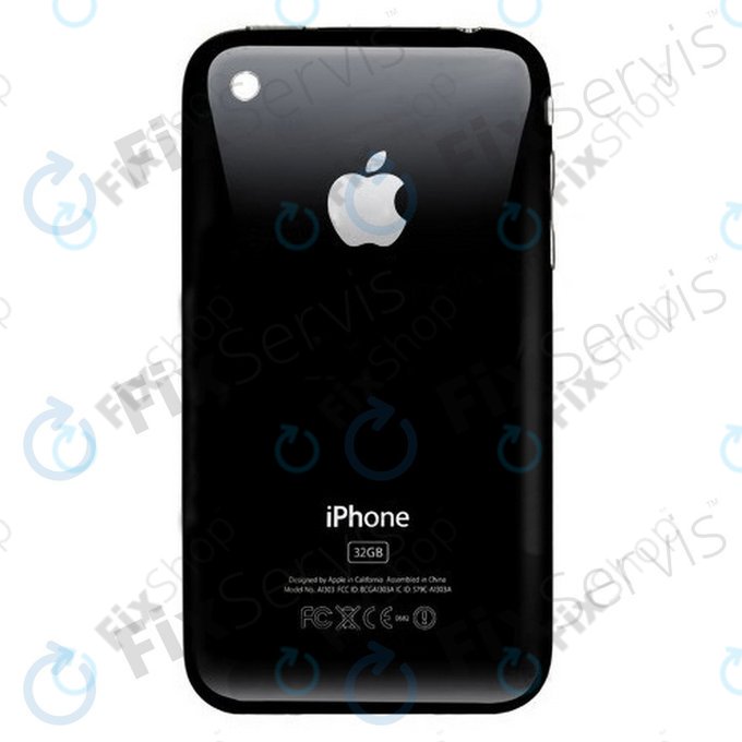 Apple iPhone 3GS - Carcasă Spate (Black)