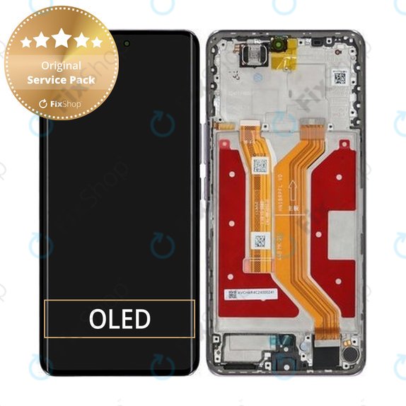 Honor Magic7 Lite - Ecran LCD + Sticlă Tactilă + Ramă (Titanium Purple) - 0235AMMP Genuine Service Pack