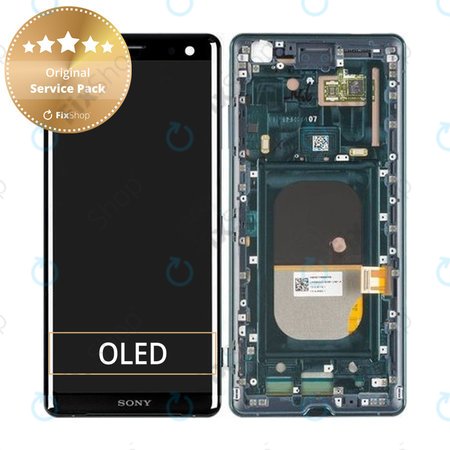 Sony Xperia XZ3 - Ecran LCD + Sticlă Tactilă + Ramă (Forest Green) - 1315-5028 Genuine Service Pack