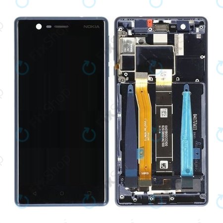 Nokia 3 - Ecran LCD + Sticlă Tactilă + Ramă (Blue) - 20NE1LW0003