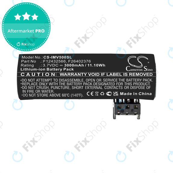 Baterie pentru Ingenico Move 5000, 3000mAh, Li-Ion, 3.7V, F26402376, HQ