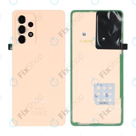 Samsung Galaxy A53 5G A536B - Carcasă Baterie (Orange) - GH82-28017D Genuine Service Pack