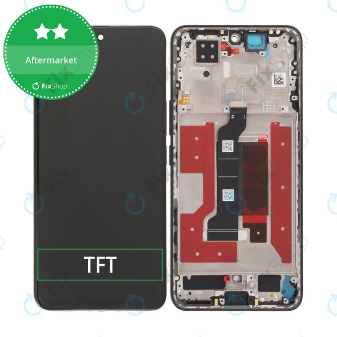 Honor 200 - Ecran LCD + Sticlă Tactilă + Ramă (Black) TFT