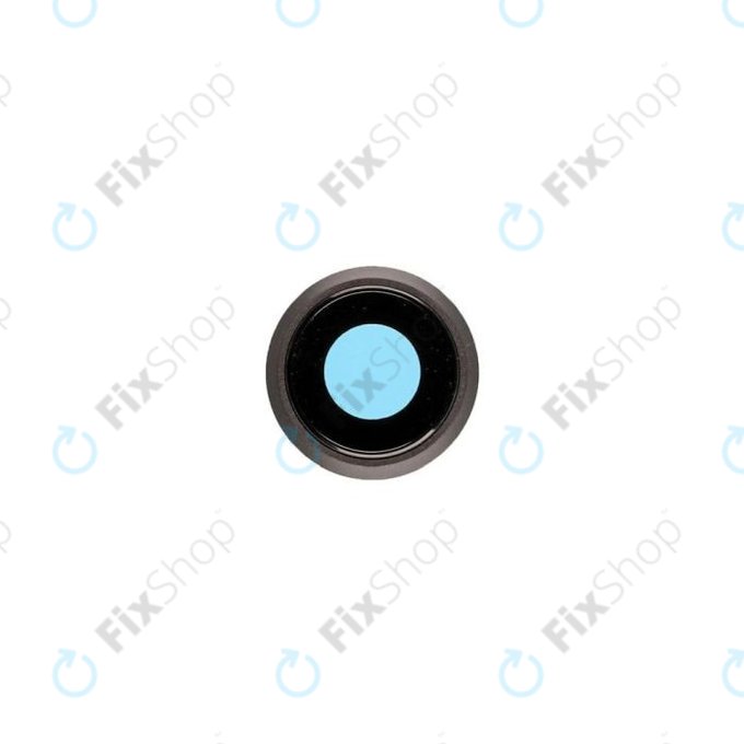 Apple iPhone 8, SE (2020), SE (2022) - Ramă + Sticlă Cameră Spate (Space Gray, Black)
