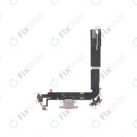 Apple iPhone 16 Plus - Conector de Încărcare + Cablu Flex (Pink)