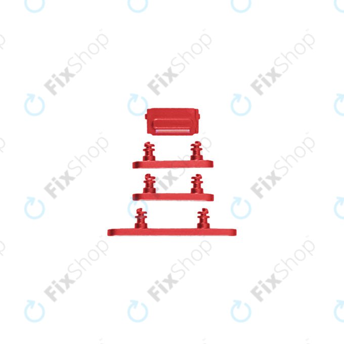 Apple iPhone 14 - Butoane Laterale (Red)