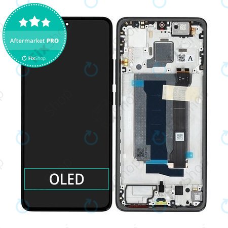 Xiaomi Poco X7 Pro 2412DPC0AG - Ecran LCD + Sticlă Tactilă + Ramă (Black) OLED