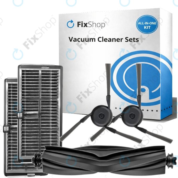 Set de piese de schimb pentru Mova P50 Ultra (1x Perie principală, 2x Filter, 2x Perie laterală)