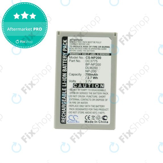 Baterie pentru Minolta DiMAGE X, Xi, Xt, Xt Biz, Xg, 750mAh, Li-Ion, 3.7V, NP-200, HQ