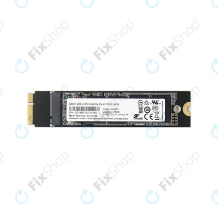 Apple MacBook Air 11" A1465 (Mid 2012), 13" A1466 (Mid 2012) - SSD 128GB