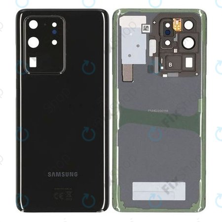 Samsung Galaxy S20 Ultra G988F - Carcasă Baterie (Cosmic Black) - GH82-22217A Genuine Service Pack
