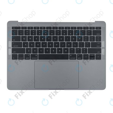 Apple MacBook Pro 13" A1708 (Late 2016 - Mid 2017) - Superior Ramă Tastatură + Baterie + Tastatură (US) + Microfon + Trackpad + Boxe (Space Gray)