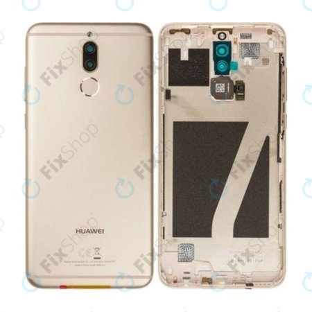 Huawei Mate 10 Lite RNE-L21 - Carcasă Baterie + Senzor de Amprentă (Gold) - 02351QXP, 02351QQC Genuine Service Pack