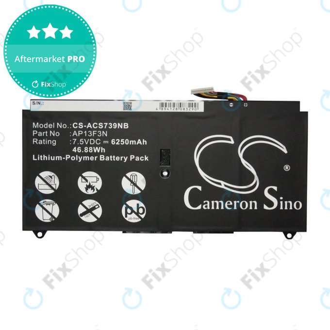 Baterie pentru Acer Aspire S7, 6250mAh, Li-Pol, 7.5V, AP13F3N, HQ