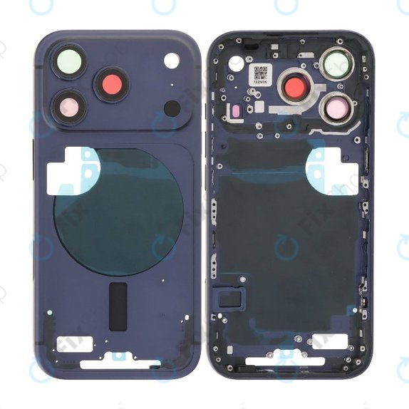 Carcasă spate pentru iPhone 17 Pro Max, Dark Blue