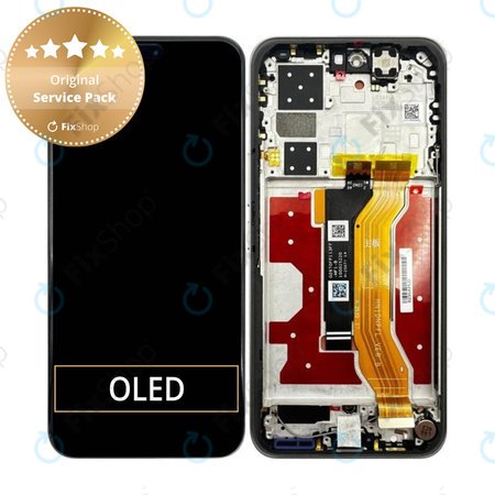 Honor 400 Pro - Ecran LCD + Sticlă Tactilă + Ramă (Lunar Grey) - 0235APLD Genuine Service Pack