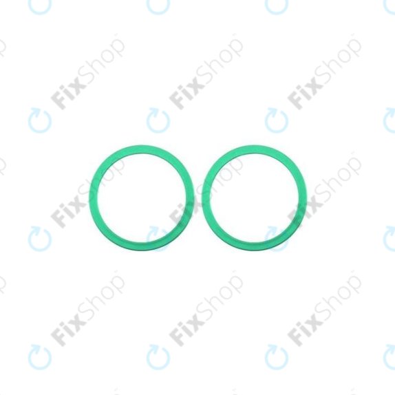 Apple iPhone 11, 12, 12 mini - Ramă Diapozitiv Cameră (Green) - 2buc